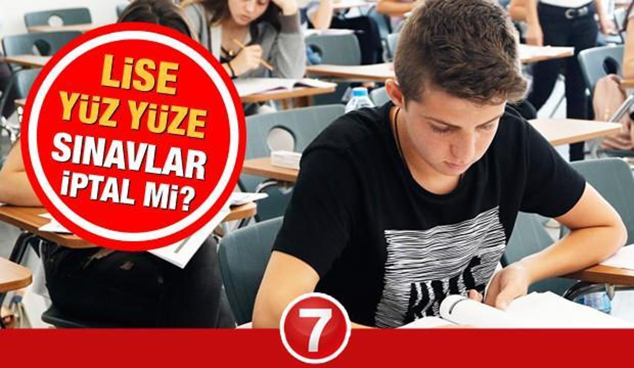 Lise sınavları iptal mi? MEB birinci dönem yarım kalan okul sınavlarıyla ilgili açıklama yaptı!