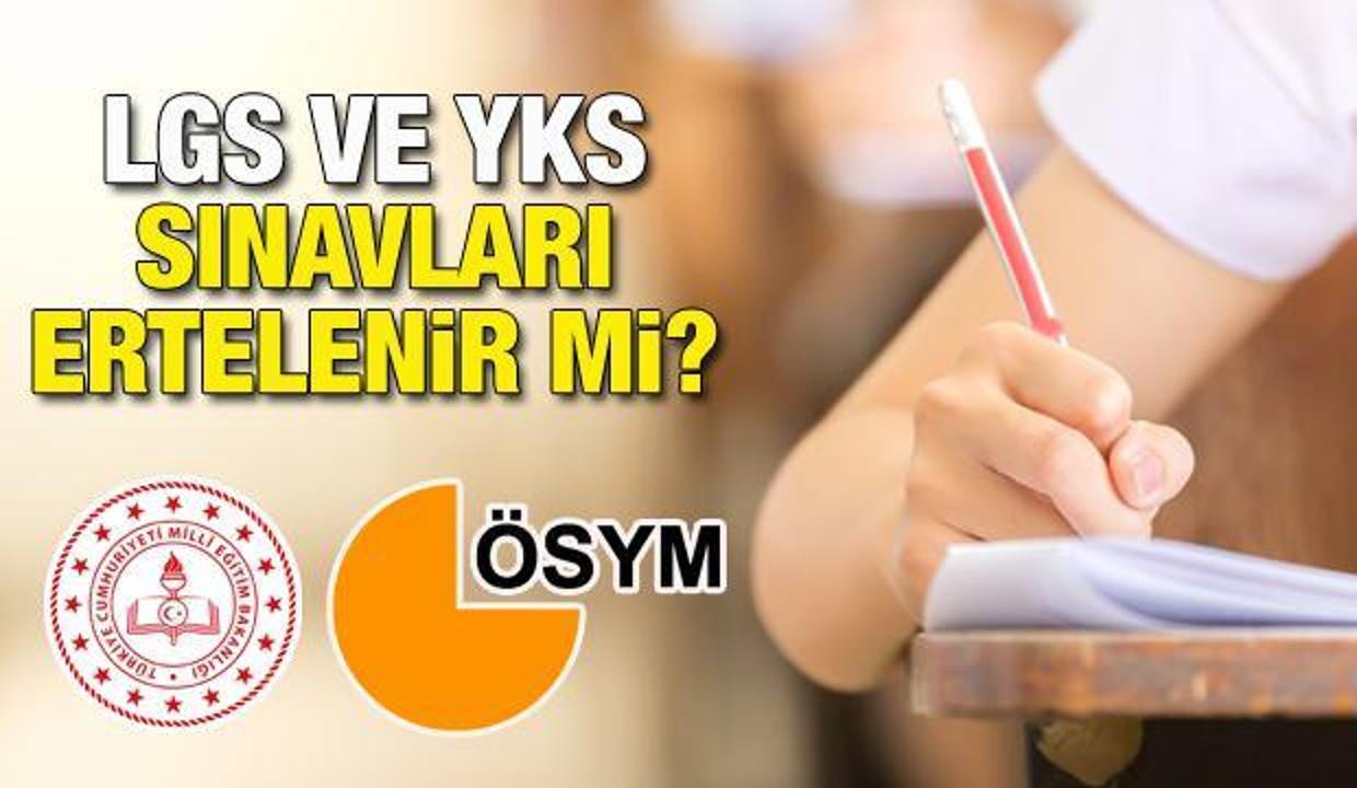 2021 LGS ve YKS sınavları ertelenir mi? ÖSYM başvuru kılavuzunda dikkat çeken detay!