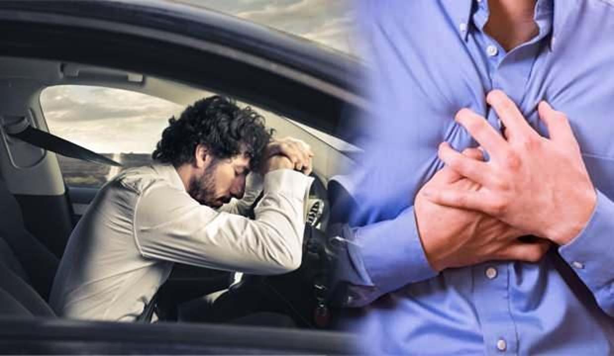 Direksiyon başında kalp krizi geçirdiğini anladı, hastaneye gitti