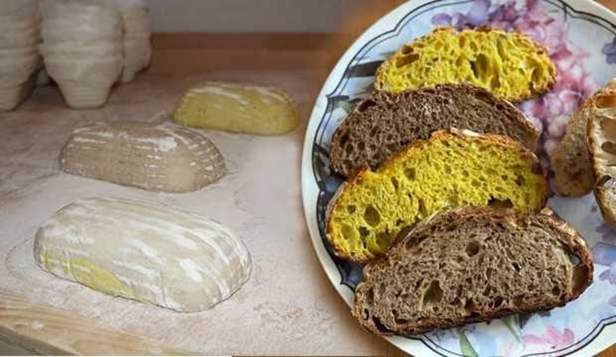 Hem doğal hem renkli! Ekşi mayalı artizan ekmekler yoğun ilgi görüyor!