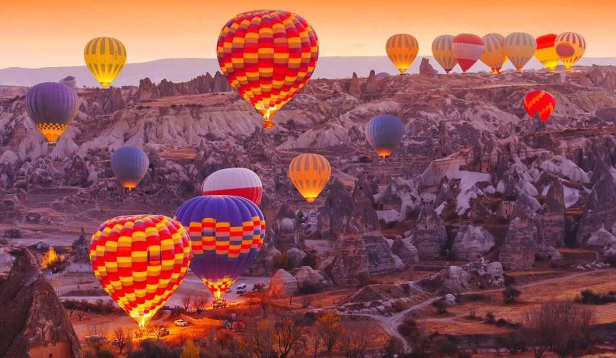 Kapadokya’da balon turları iptal edildi
