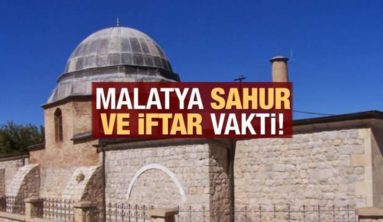 Malatya İmsakiye 2021 Diyanet Malatya sahur yaptım saatleri ve iftar vakti