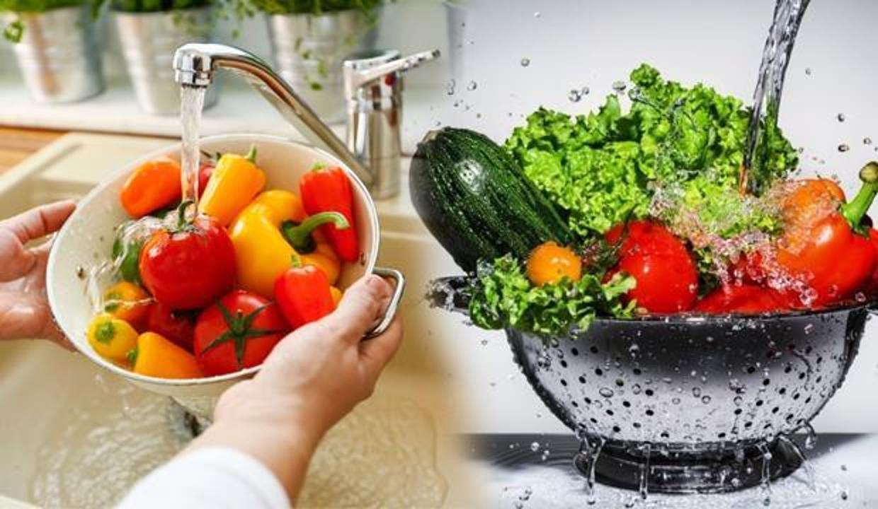 Uzmanlardan meyve ve sebzeyi karbonatlı suyla yıkayın uyarısı
