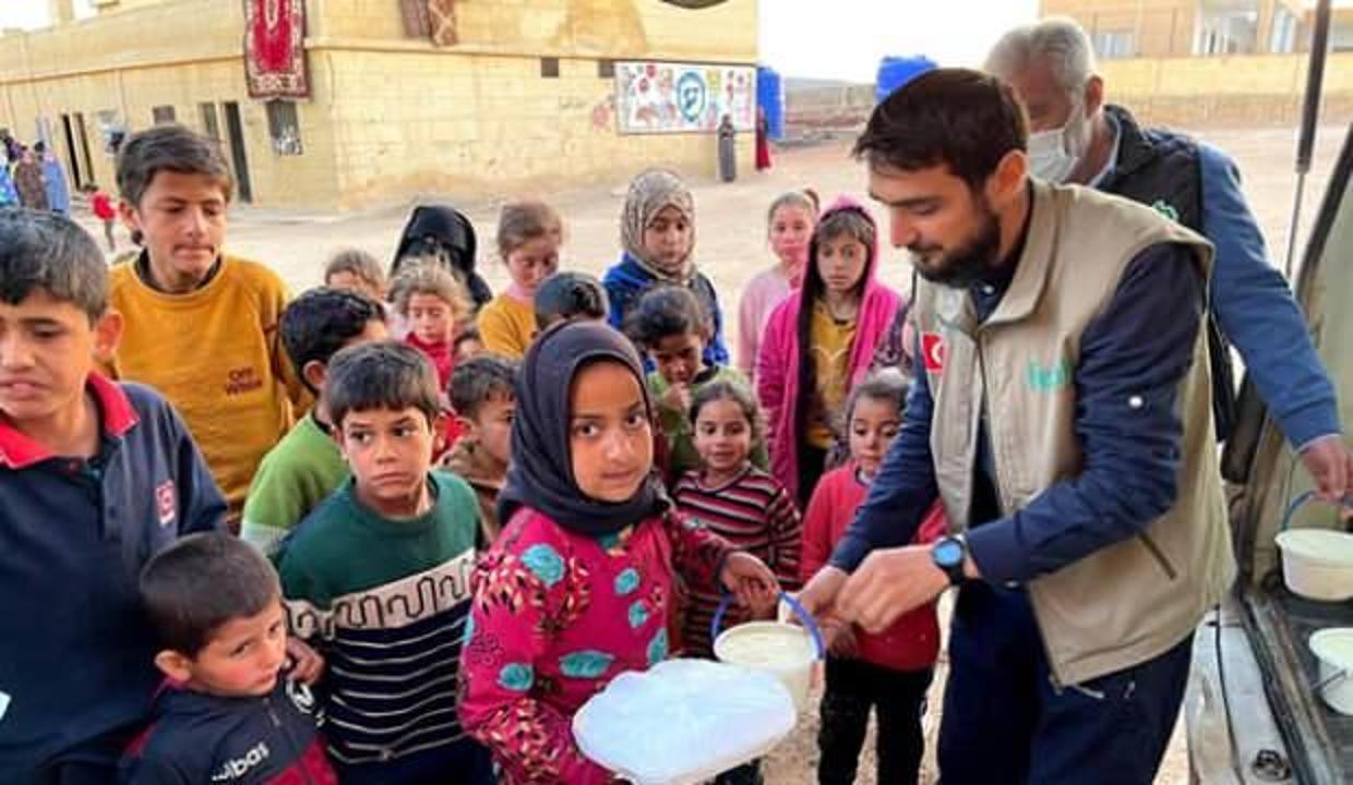 Fetih Derneği’nden savaş mağduru ailelere ramazan yardımı