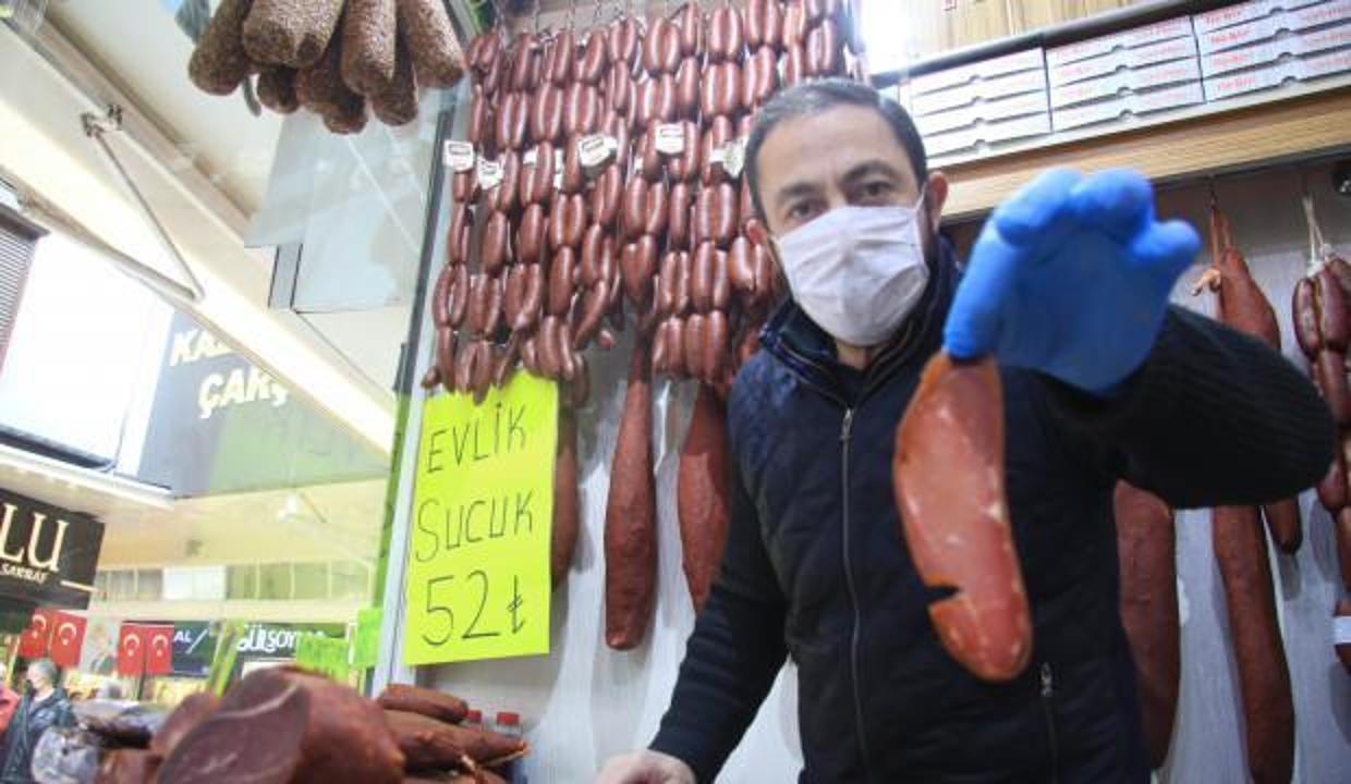 Kayseri'de Ramazan öncesi pastırma yoğunluğu