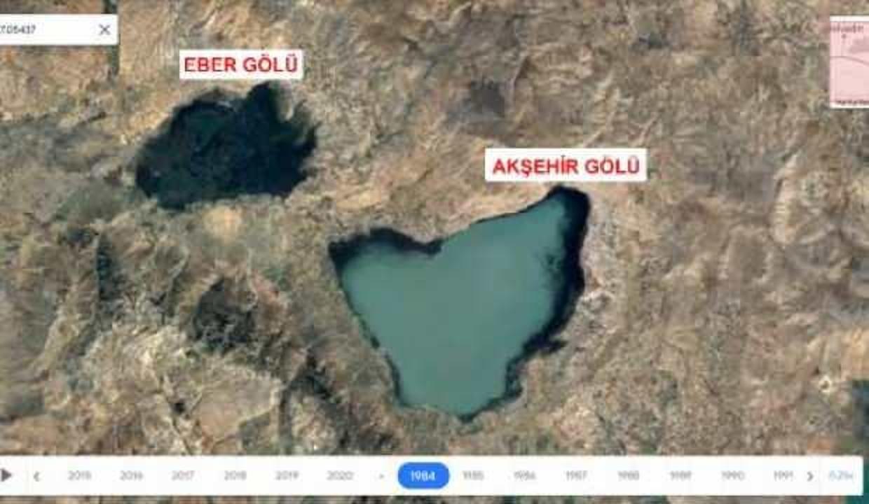Gölleri vuran kuraklık, 36 yıllık uydu fotoğraflarıyla belgelendi