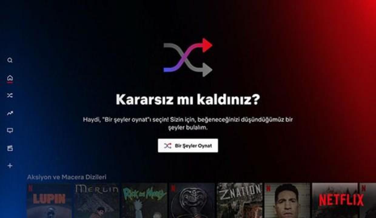 Netflix'ten karasızlar için 'Bir Şeyler Oynat' özelliği