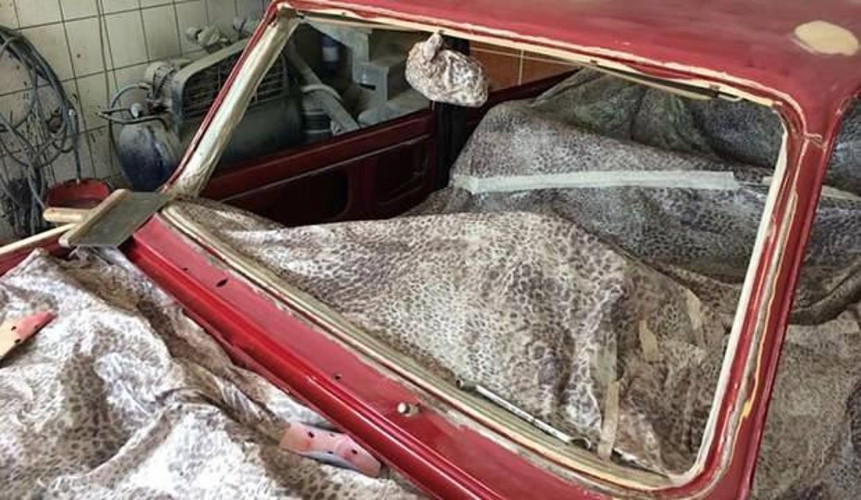 200 bin TL verdiler satmadı! Fiat'ın 1974 model hurda Murat 124 aracını yeniden topladı! İşte aracın son hali