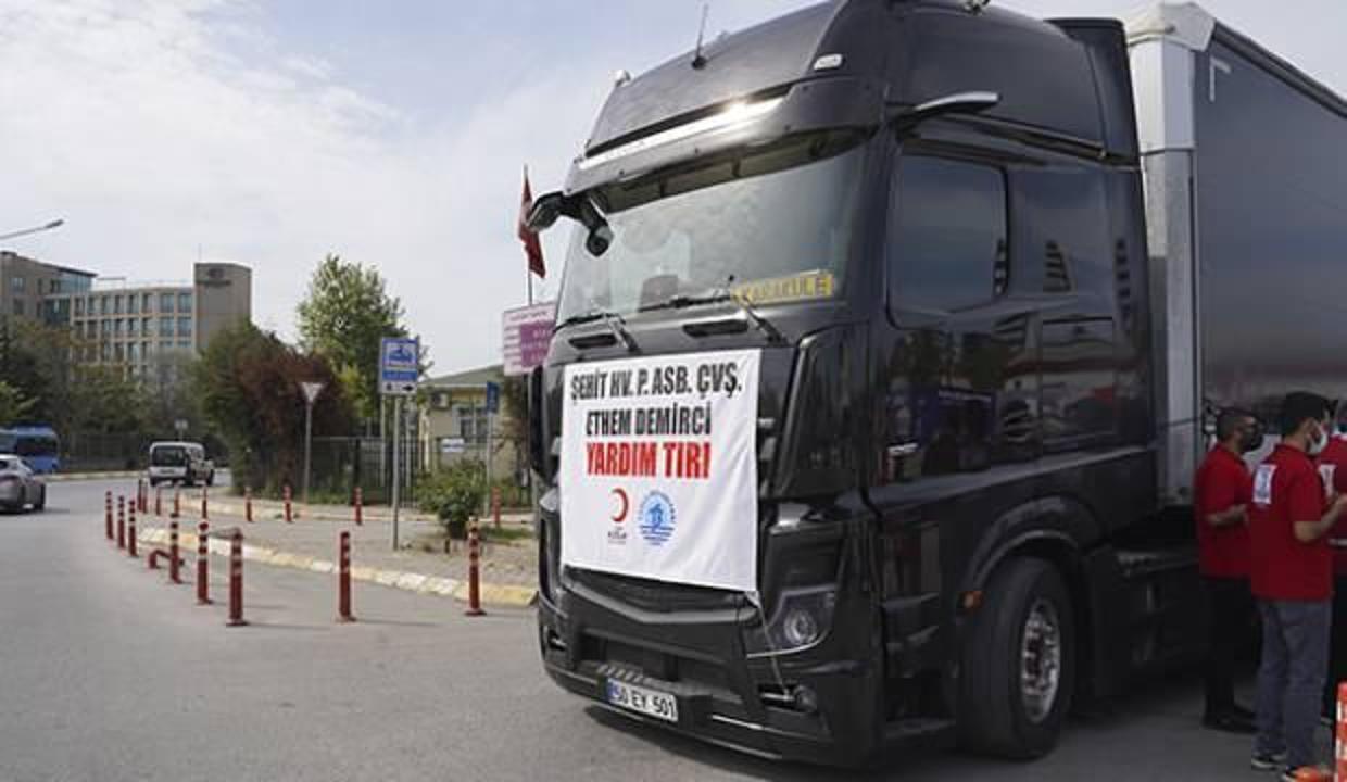 Tuzla’dan 170’inci yardım tırı Cinderesi’ne doğru yola çıktı