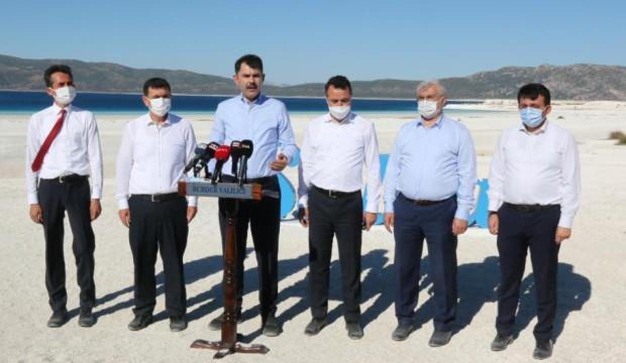 Bakan Kurum'dan Salda Gölü müjdesi