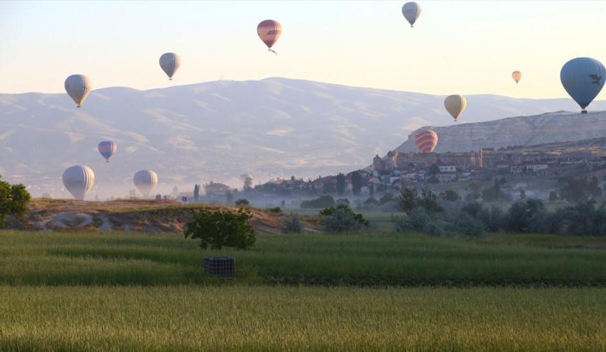 Kapadokya’da balon turları iptal edildi