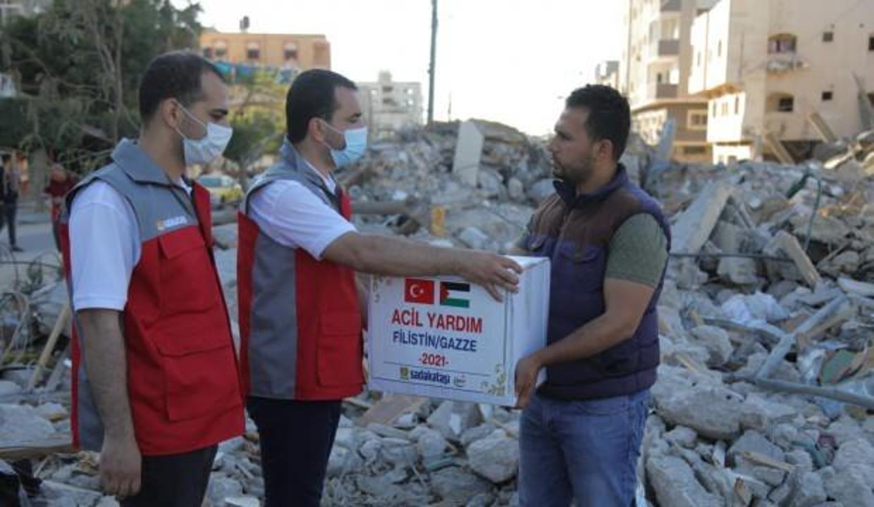 Sadakataşı’ndan Gazze’ye gıda yardımı