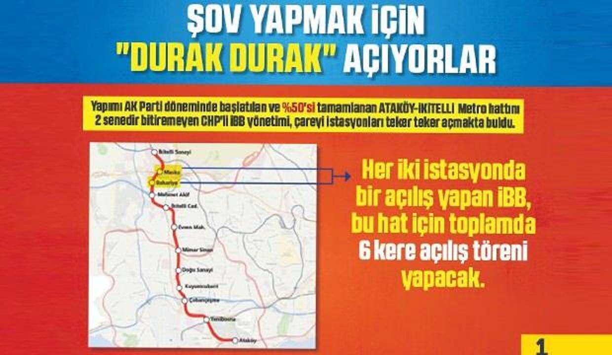 CHP'li İBB'nin açılış rezaletini böyle ti'ye aldılar!