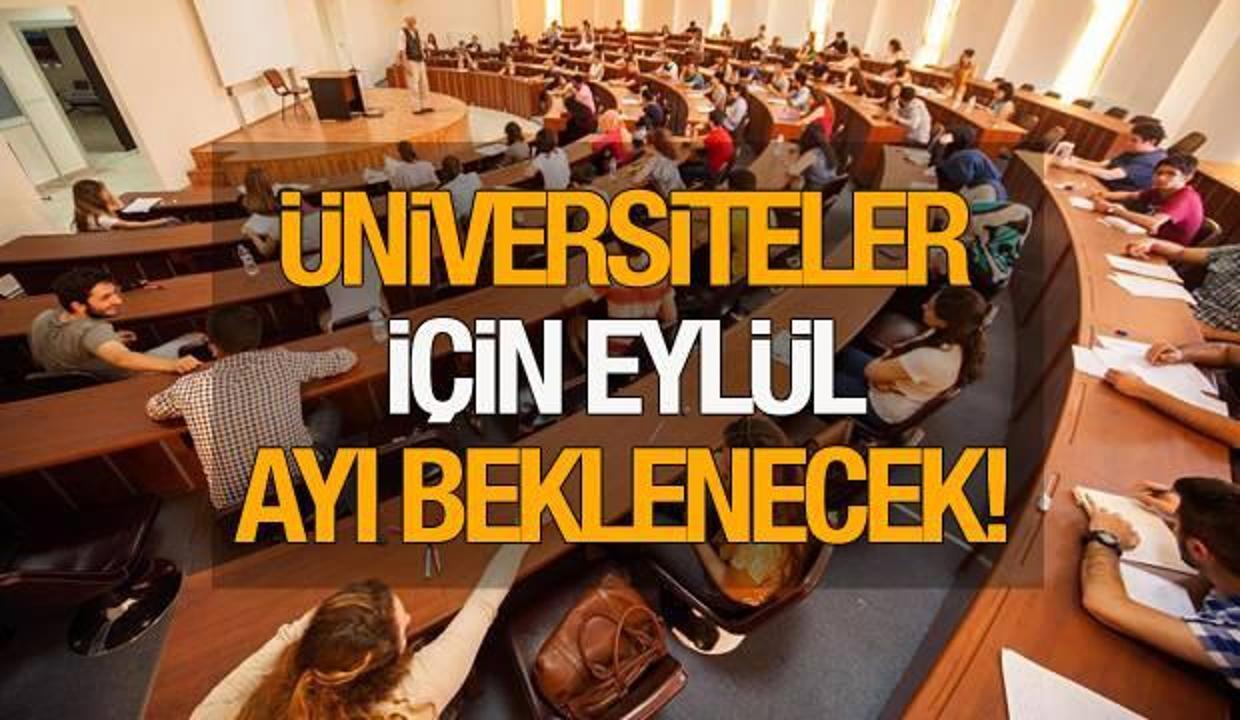 Üniversiteler ne zaman açılacak? 2021 YÖK yüz yüze eğitime başlanması için hamle yaptı!