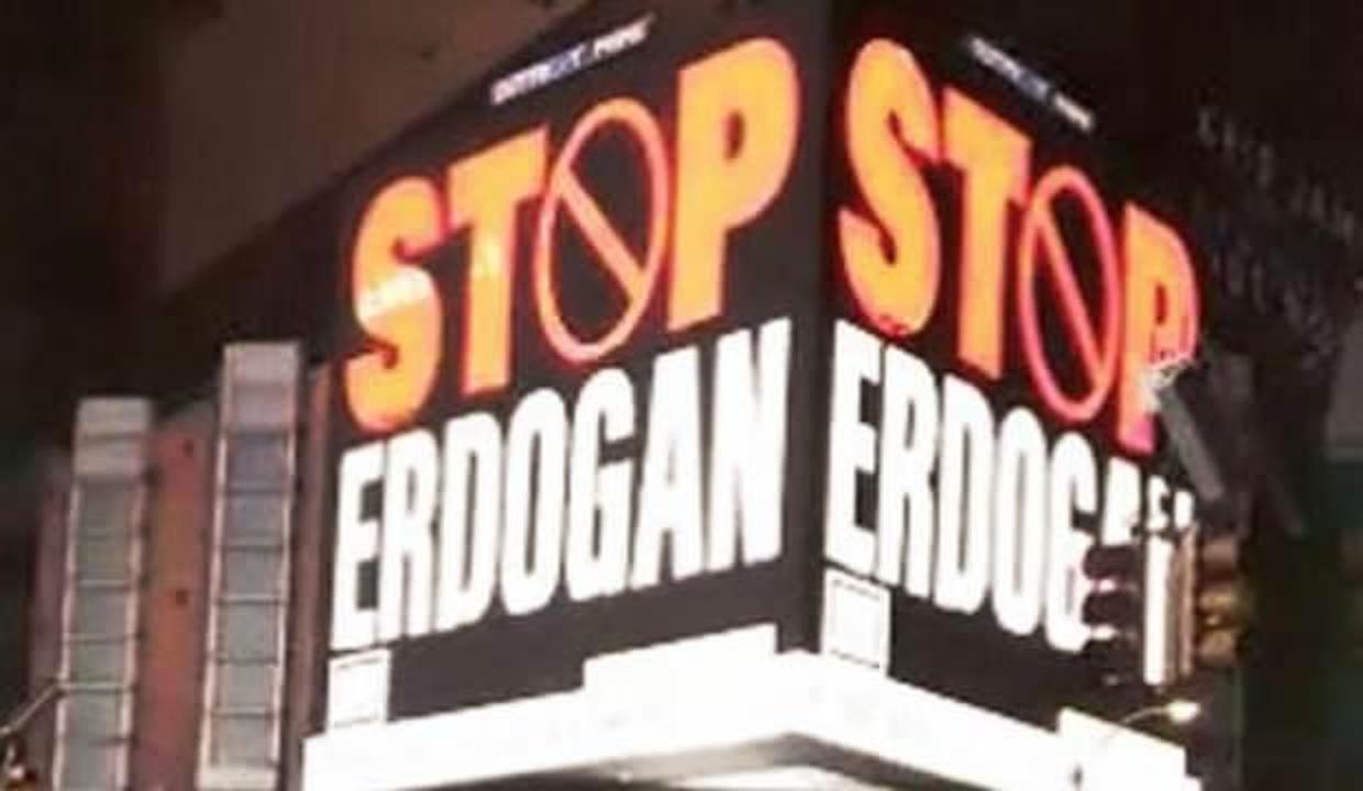 ABD'deki skandal Erdoğan ilanları için harekete geçildi