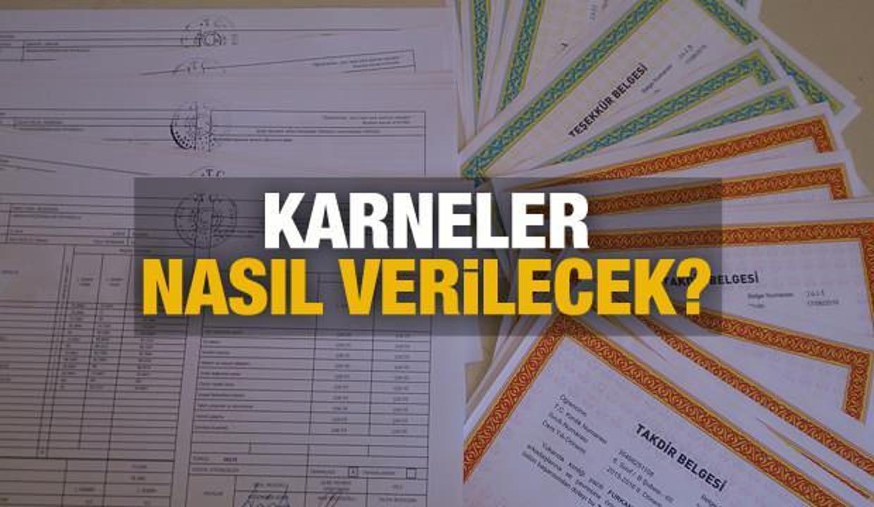 Karneler nasıl verilecek? MEB Bakanı Ziya Selçuk 2020-2021 eğitim yılı karnelerin basılı...
