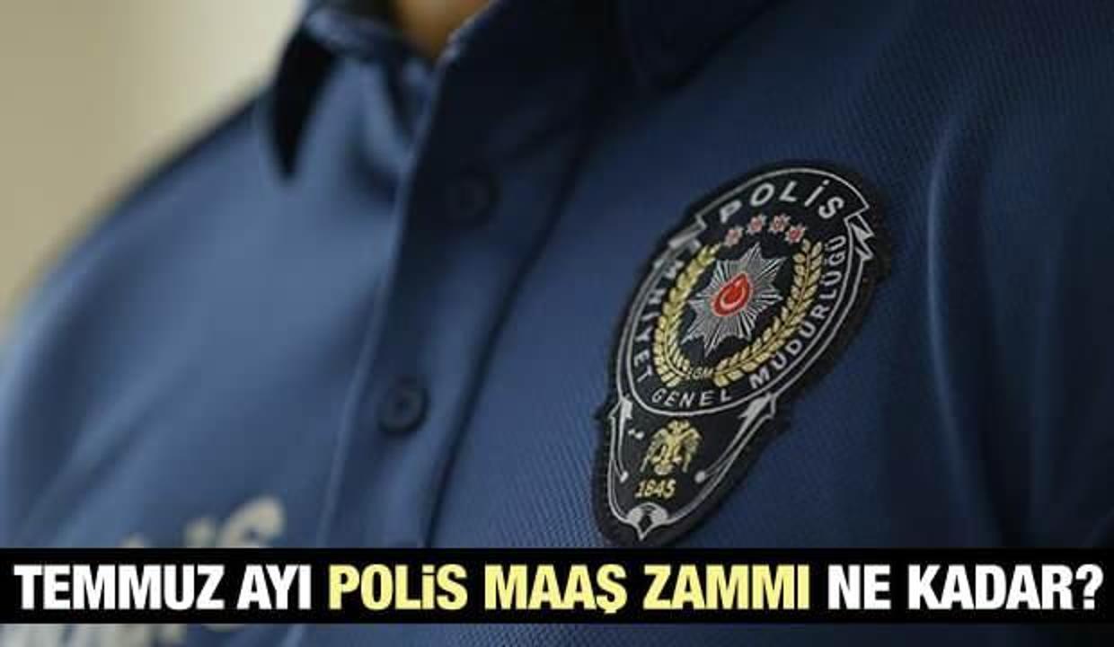 2021 Polis maaşları ne kadar oldu? Temmuz ayı Polis maaşları yeni zam oranları ne?