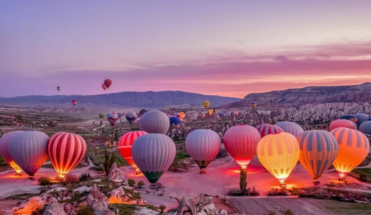 Kapadokya’da balon turları iptal edildi