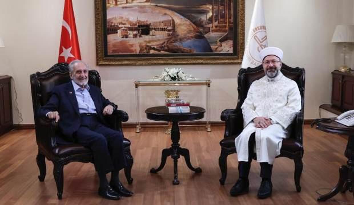 Oğuzhan Asiltürk'ten Diyanet İşleri Başkanı Erbaş'a ziyaret