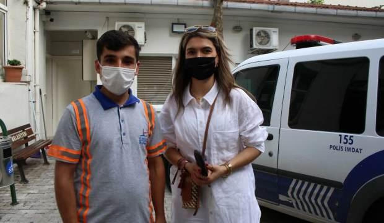 Şişli'de temizlik işçisi kaldırımda bulduğu 1500 euroyu sahibine ulaştırdı