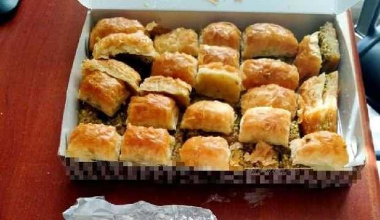 Uyuşturucu ticaretine baklavayı da alet ettiler