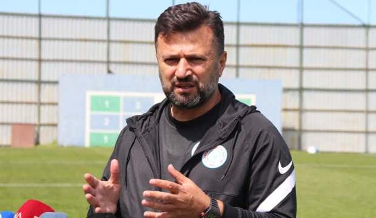 Çaykur Rizespor'dan teknik direktör Bülent Uygun'a destek