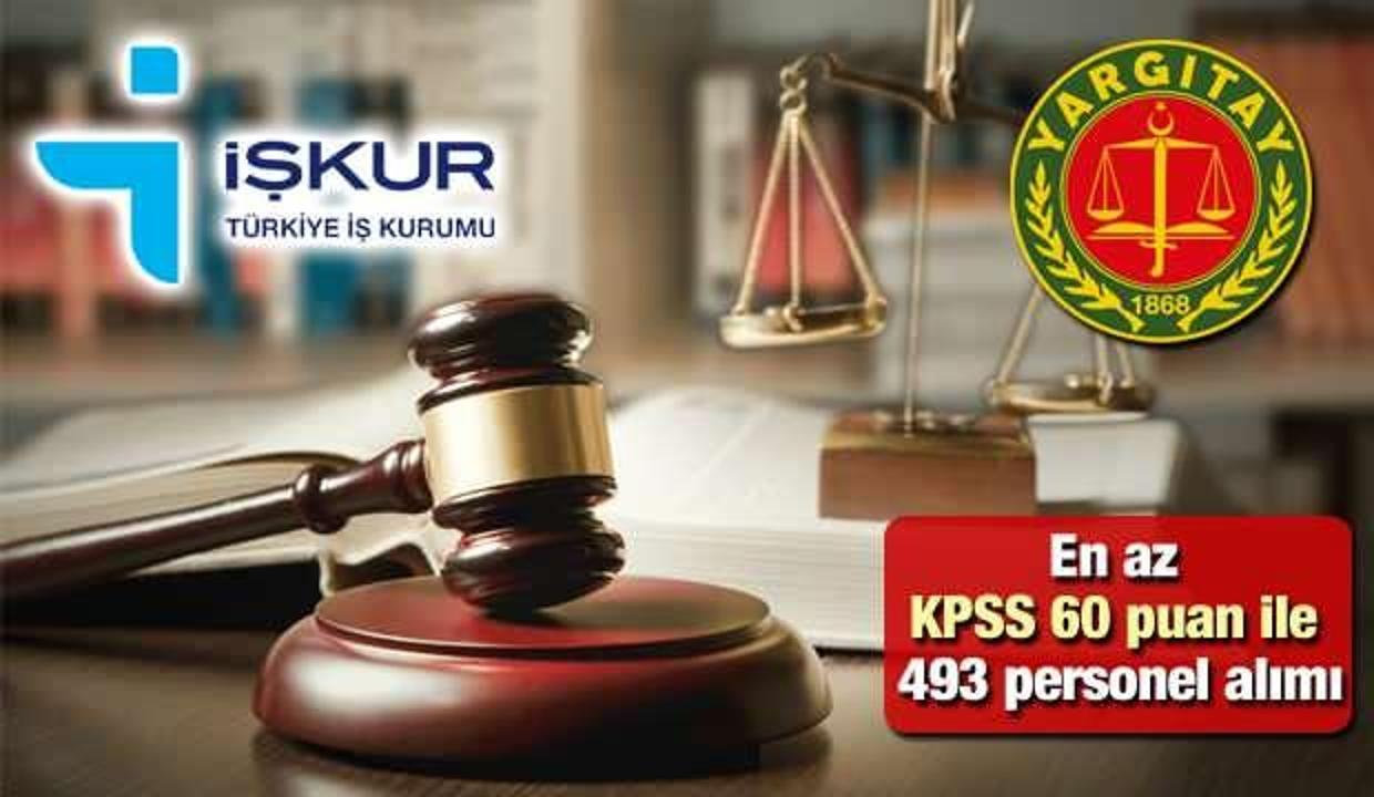 Yargıtay en az İlköğretim mezunu ve personel alım ilanı! Başvuru için son gün