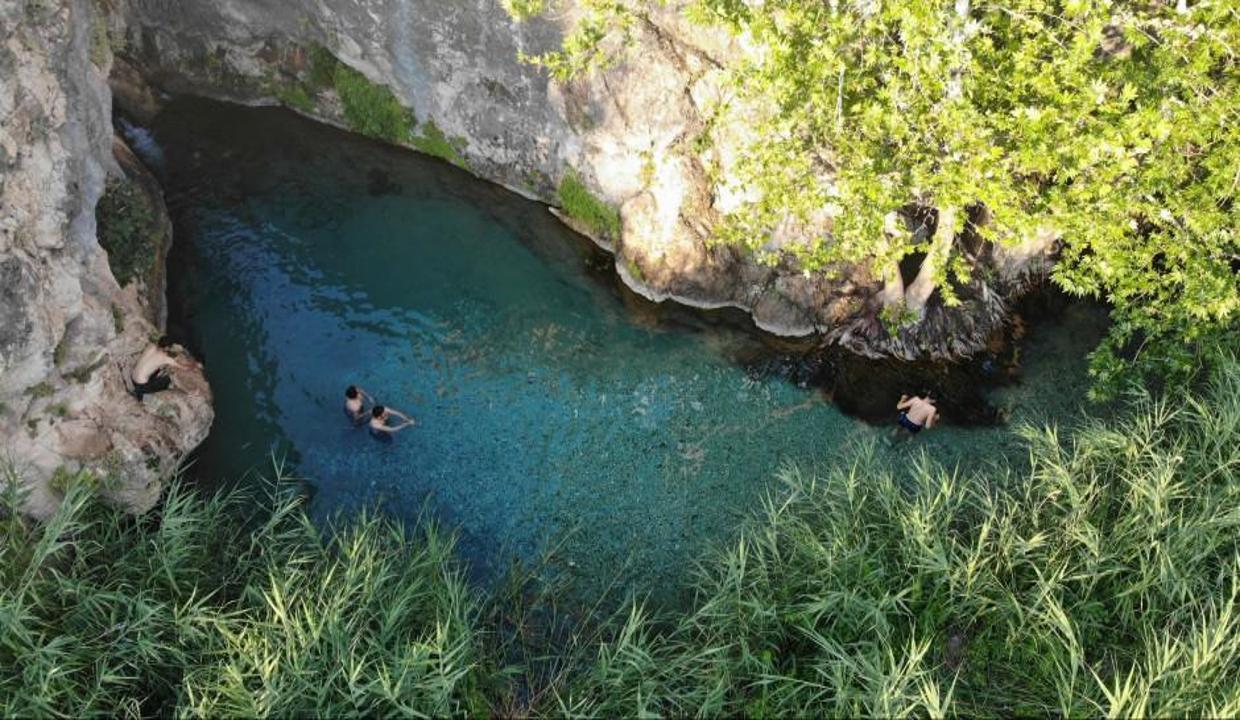 Akdeniz sahillerini aratmıyor! Malatya’da sıcaktan bunalanların adresi