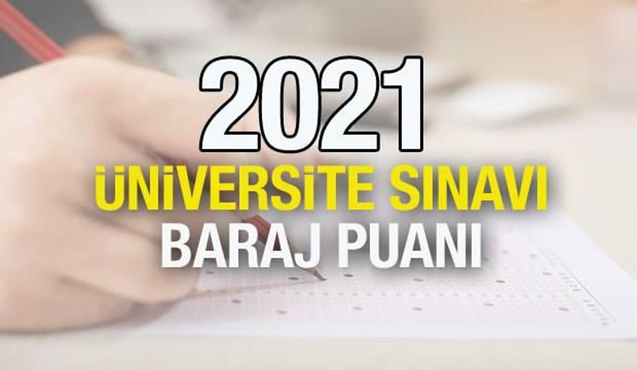 YKS baraj puanı kaç oldu? 2021 AYT, TYT ve YDT Üniversite sınavı baraj puanları!