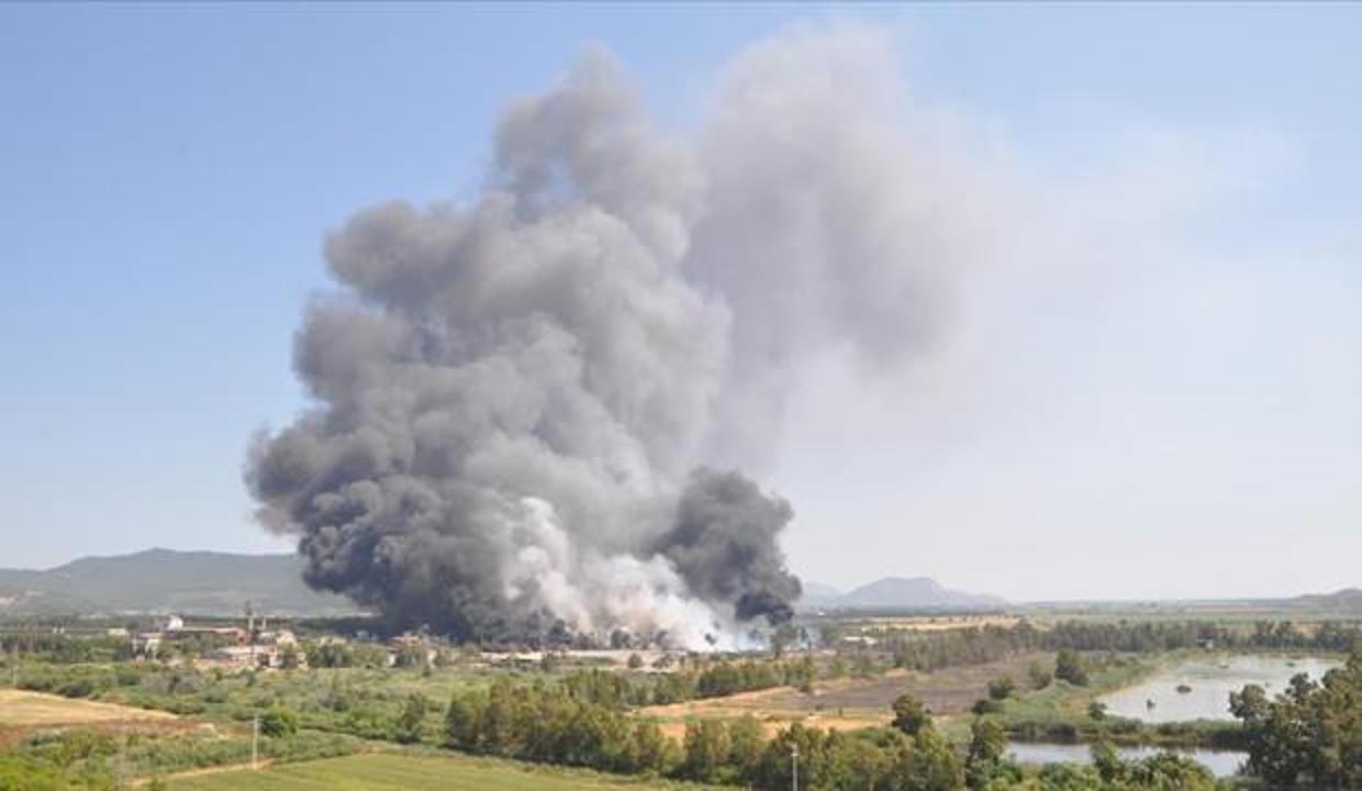 Dalaman'daki yangının başladığı kağıt fabrikası kapatıldı
