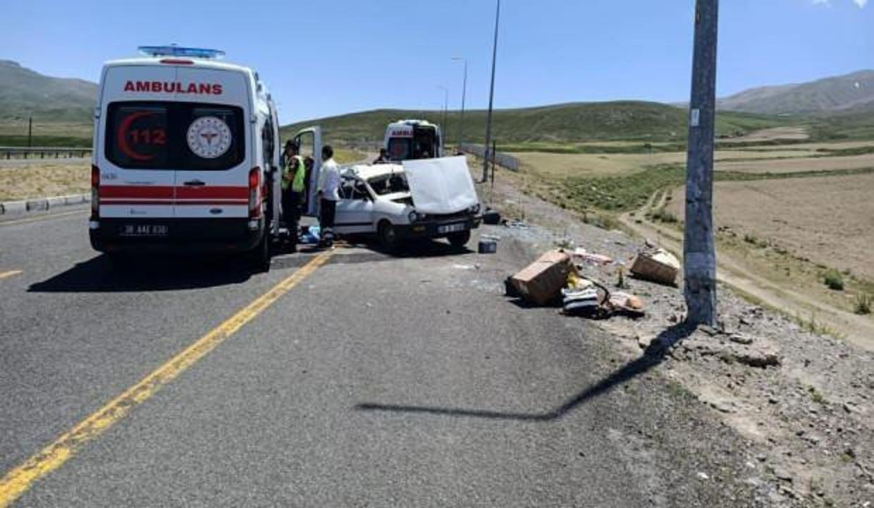 Kayseri'de trafik kazası: 1 ölü, 2 yaralı
