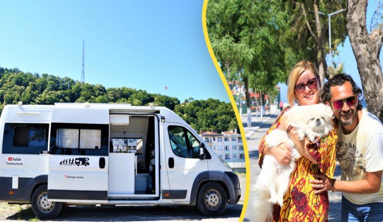 Evlerini ve hayallerini karavana yükleyip yola çıktılar