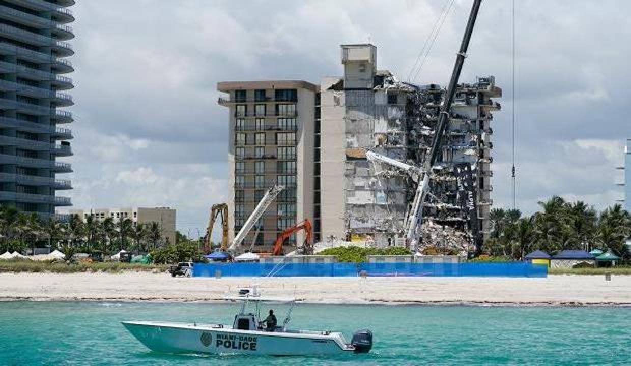 Miami'de çöken binada ölü sayısı 64'e yükseldi