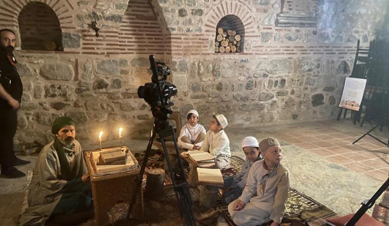 "Osmanlı payitahtı" Bursa'nın tarihi mekanları filmlere plato oldu