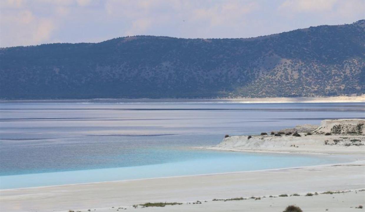 Salda Gölü'nde Beyaz Adalar eski haline geri döndü