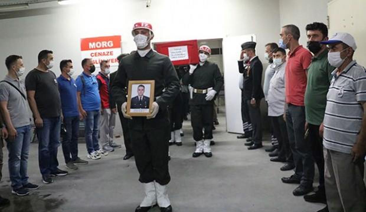 Kazada ölen astsubayın cenazesi, Isparta'ya gönderildi