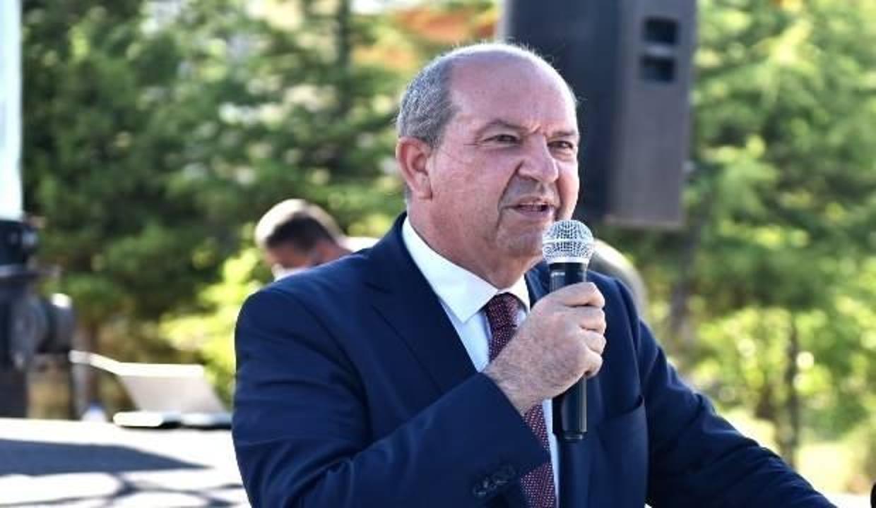 KKTC Cumhurbaşkanı Tatar: “Türk askerinin oradan çekilmesi bizim için ölüm fermanıdır”