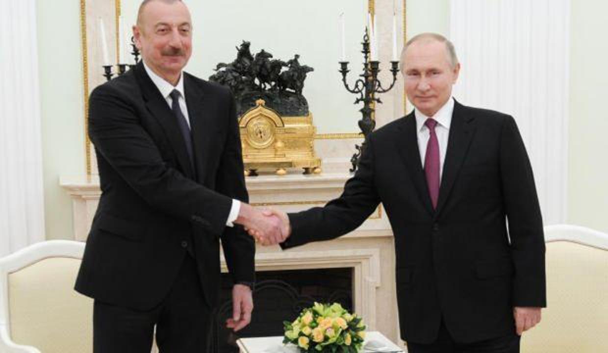 Putin ile Aliyev yarın Moskova'da buluşacak