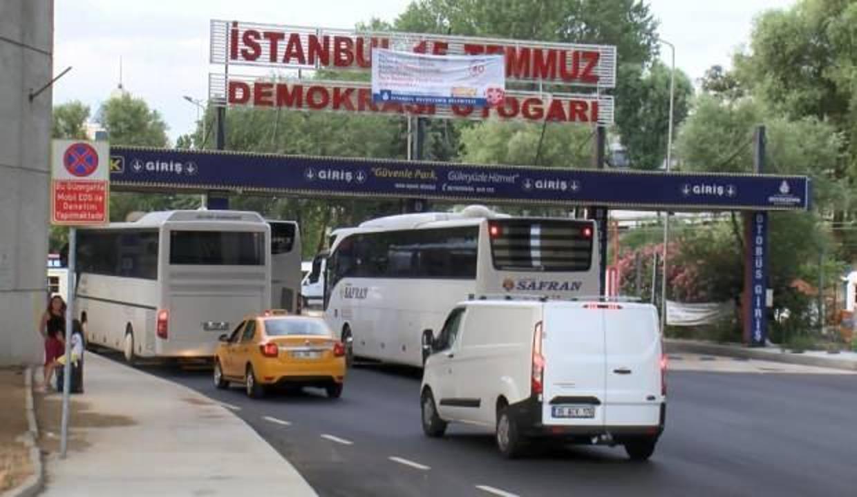 Tatil dönüşü otogarlarda yoğunluk başladı