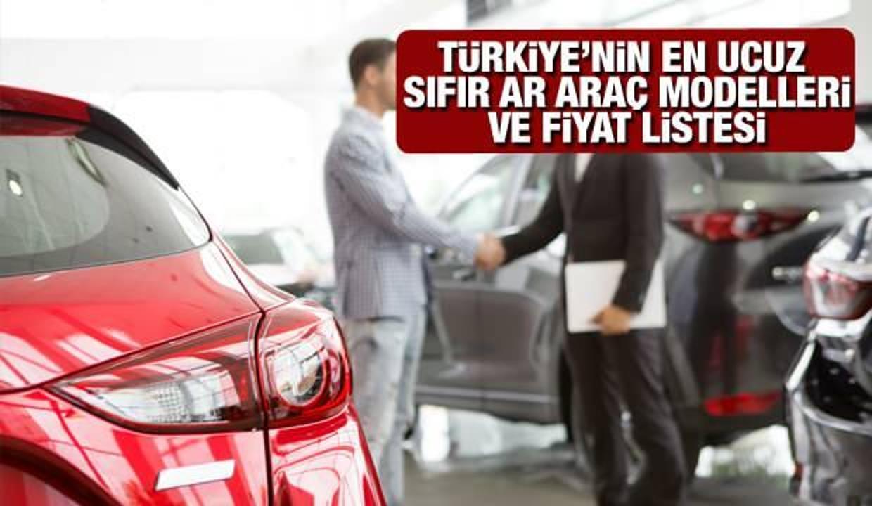 200 Bin TL altı 2021 model sıfır araç modelleri: Hyundai Opel Dacia Fiat Renault Citroen Peugeot