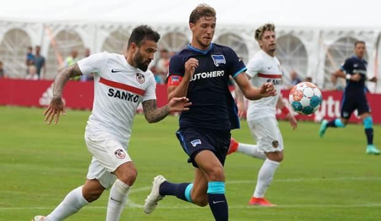 Hertha Berlin-Gaziantep FK maçına yağış engeli