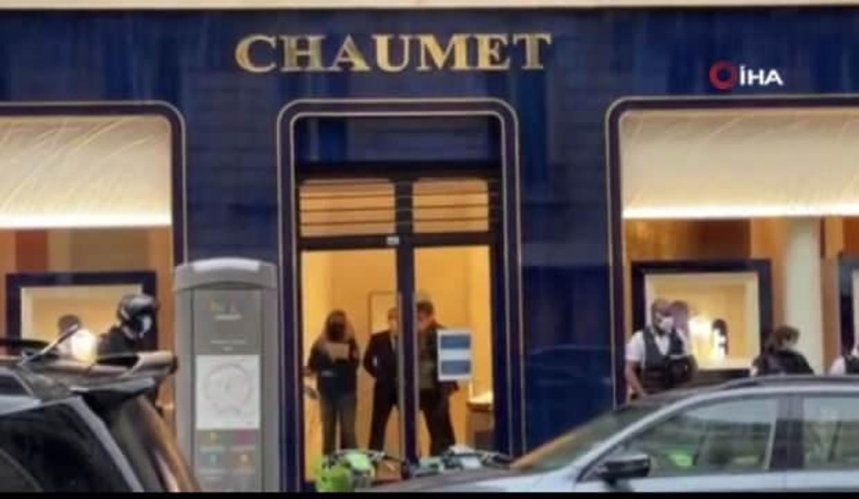 Paris'teki ünlü kuyumcuyu scooterla soydular: 2 milyon euro'luk mücevher çalındı