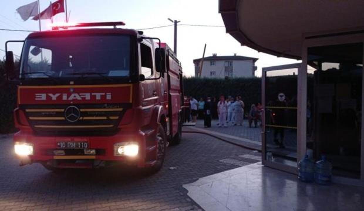 Rehabilitasyon merkezinde yangın paniği: Hastalar tahliye edildi