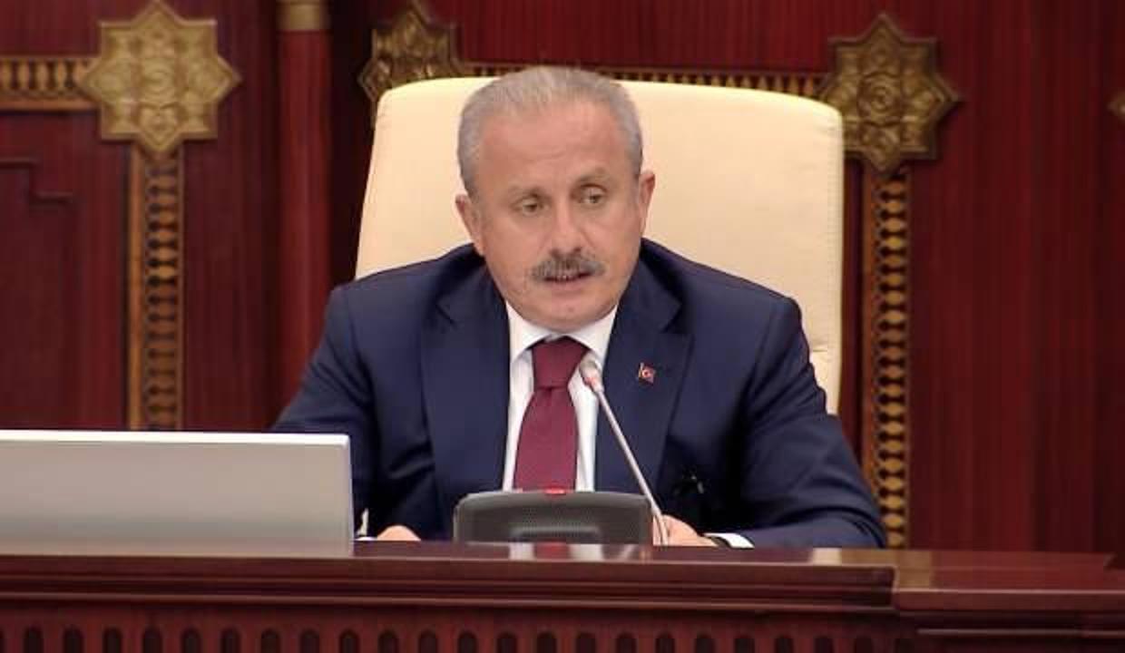 TBMM Başkanı Şentop'tan 'Tunus' açıklaması!