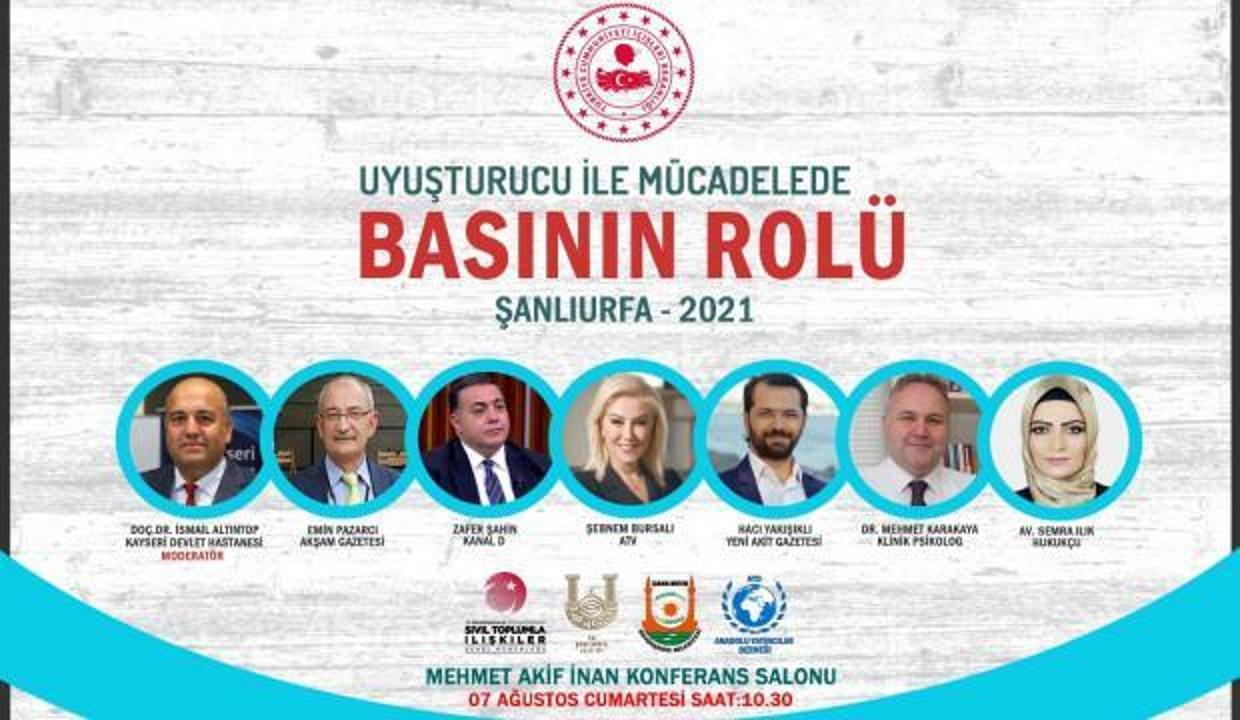 Uyuşturucu ile Mücadelede Basının Rolü Paneli Şanlıurfa’da