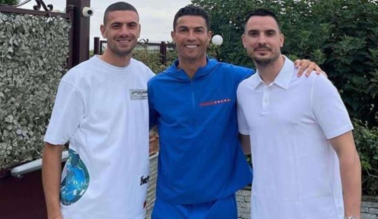 Ronaldo'dan, Merih Demiral'a veda ziyareti!