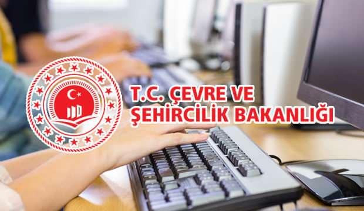 Çevre ve Şehircilik Bakanlığı memur alımı yapacak! Başvurular için son gün!