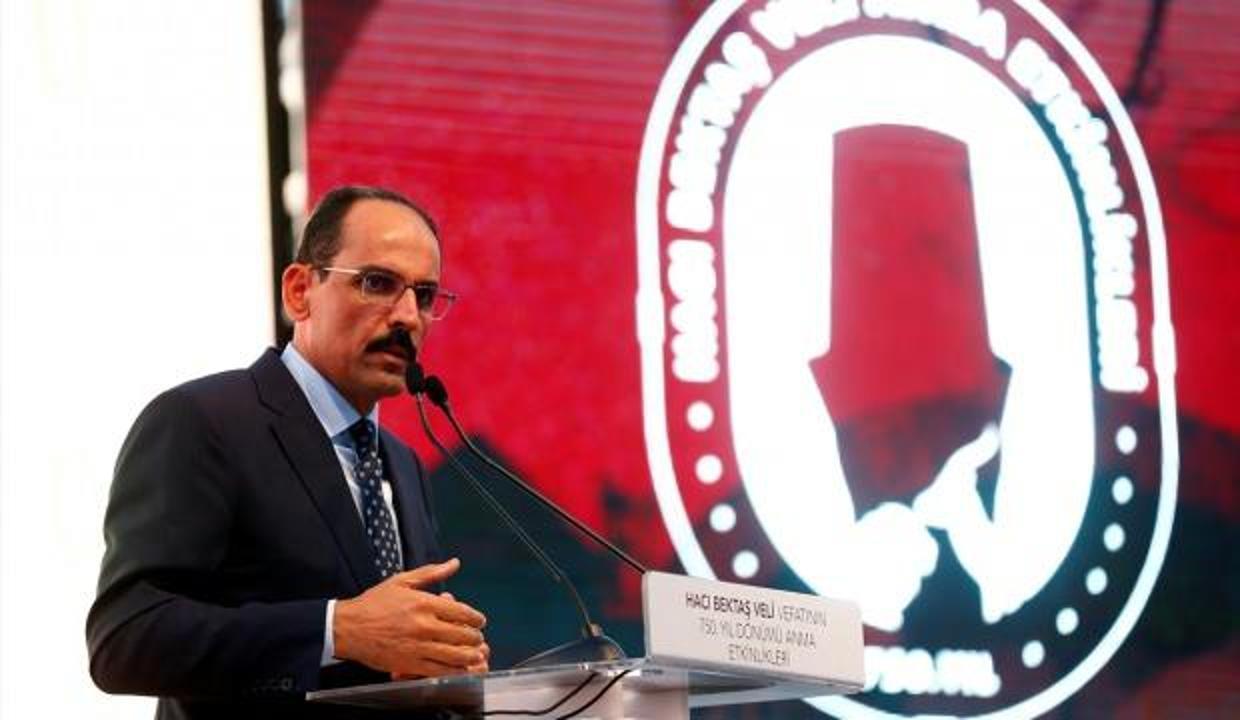 Cumhurbaşkanlığı Sözcüsü Kalın Hacı Bektaşi Veli etkinliklerinde seslendi