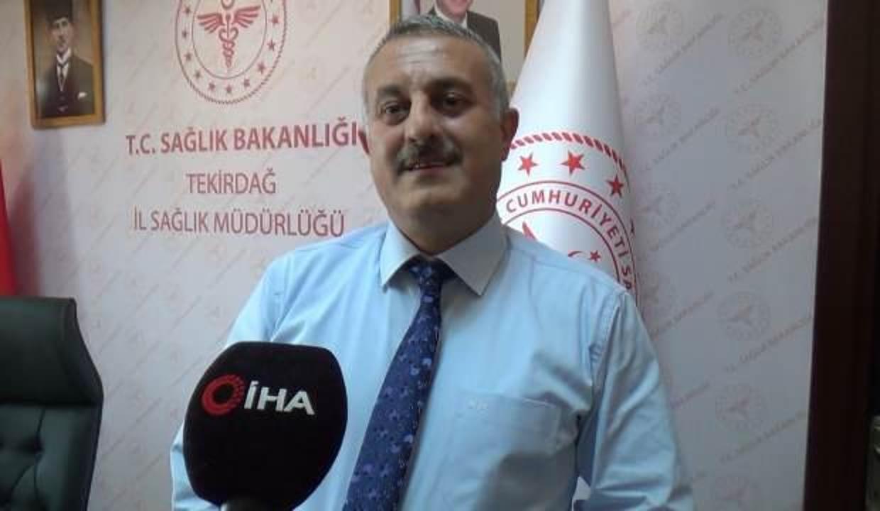 Tekirdağ İl Sağlık Müdürü mavi il olmanın şartını açıkladı!