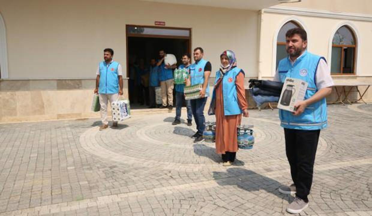 Türkiye Diyanet Vakfından yangın bölgelerinde yardım seferberliği